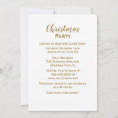 Oude Kerstman Kerstfeest Uitnodiging (Achterkant)