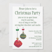 Oude Kerstman Kerstfeest Uitnodiging (Achterkant)