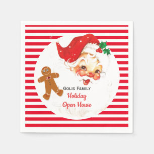 Oude Kerstman Kerstfeestfeestje Servet