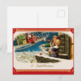 Oude Kerstman Kerstkaart Briefkaart