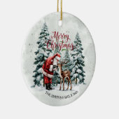 Oude Kerstman Kerstornament Keramisch Ornament (Rechts)