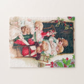 Oude kerstman kinder Holiday puzzel Legpuzzel (Horizontaal)