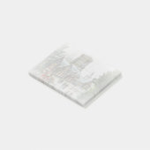 Oude Kerstman met kinderen voor een kerk  Post-it® Notes (Schuin)