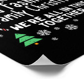 Oude kerstman met ouderwetse kerstmis Mannen Vrouw Poster (Hoek)