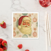 Oude kerstman papieren servetten (Insitu)