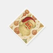 Oude Kerstman Papieren Servetten (Hoek)