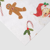 Oude Kerstman Patronen Decoupage Vloeipapier Tissuepapier (Detail)