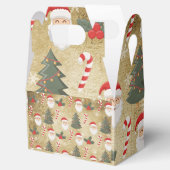Oude Kerstman Patroon Bedankdoosjes (Geopend)