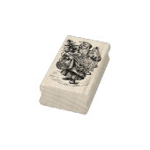oude kerstman rubberen stempel (Stempel)