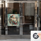 Oude Kerstman Ruitstickers Raamsticker (Kantoordeur)