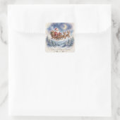 Oude Kerstman Stickers (Tas)