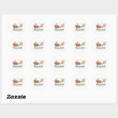 Oude Kerstman Stickers (Vel)
