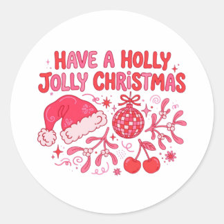Oude Kerstman Stickers