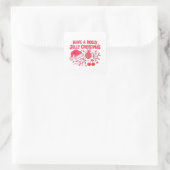 Oude Kerstman Stickers (Tas)