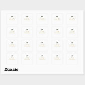 Oude Kerstman Stickers (Vel)