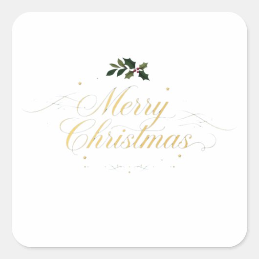 Oude Kerstman Stickers (Voorkant)