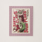 Oude Kerstman Suikerpruimen Reclame Oude Snoeprecl Legpuzzel (Verticaal)