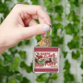 Oude Kerstman Suikerpruimen Reclame Oude Snoeprecl Sleutelhanger (Hand)