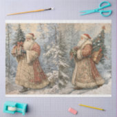 Oude  Kerstman Tissuepapier (Craft)