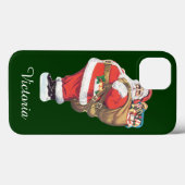 Oude Kerstman, Victoriaanse Kerst uitknipsel Case-Mate iPhone Case (Achterkant (horizontaal))