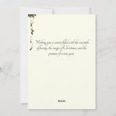 Oude Kerstman Zwart Sinterklaas Met Bril Feestdagenkaart (Achterkant)