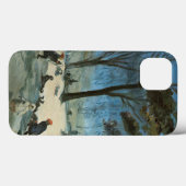 Oude Kerstmis, Central Park in de Winter Glackens Case-Mate iPhone Case (Achterkant (horizontaal))