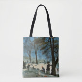Oude Kerstmis, Central Park in de winter Glackens Tote Bag (Voorkant)