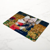 Oude Kerstmis Folie Feestdagenkaart (Gedraaid)