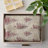 Oude Kerstmis Groveboom Patroon (4) Tissuepapier (Geschenk)