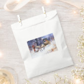 Oude Kerstmis in New England (door Charles Russell Bedankzakje (Geknipt)