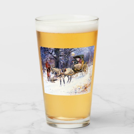 Oude Kerstmis in New England (door Charles Russell Glas (Voorkant gevuld)