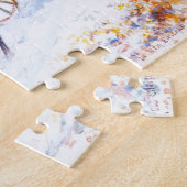 Oude Kerstmis in New England (door Charles Russell Legpuzzel (Zijkant)