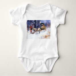 Oude Kerstmis in New England (door Charles Russell Romper