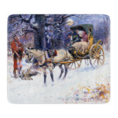 Oude Kerstmis in New England (door Charles Russell Snijplank (Voorkant)