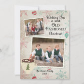 Oude kerstmis kaart (Voorkant)