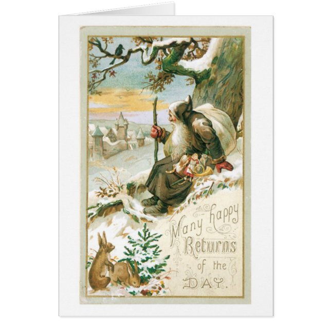 Oude Kerstmis, Kerstman (Voorkant)