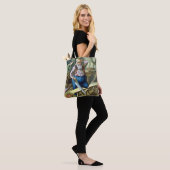 Oude Kerstmis, Kerstman Bouwt Speelgoed Zaag Tote Bag (Op model)