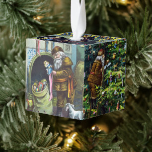 Oude Kerstmis, Kerstman en Zijn Werken Decoratie