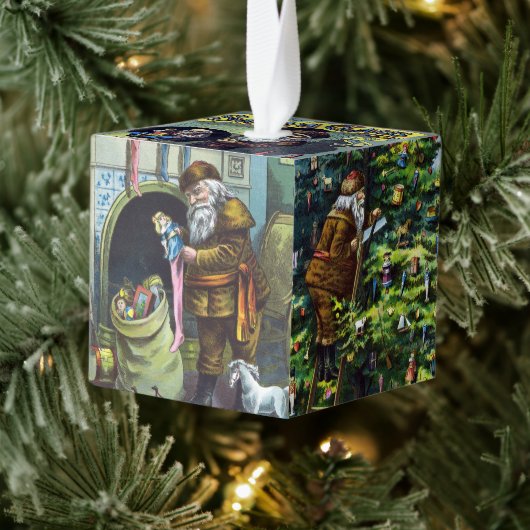 Oude Kerstmis, Kerstman en Zijn Werken Decoratie (Boom)