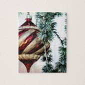 Oude kerstmis legpuzzel (Verticaal)