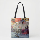 Oude Kerstmis, Liefde en Romantiek Arrenslee Tote Bag (Voorkant)
