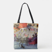 Oude Kerstmis, Liefde en Romantiek Arrenslee Tote Bag (Achterkant)