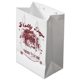 Oude Kerstmis met Hulst Medium Cadeauzakje