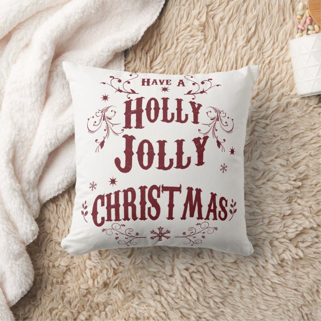 Oude Kerstmis met Kerstplezier Kussen (Deken)