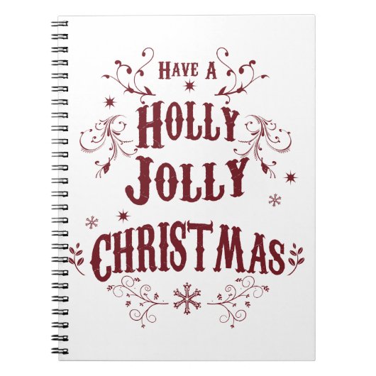 Oude Kerstmis Notitieboek (Voorkant)