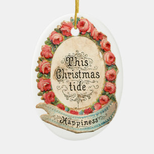 Oude kerstmis, oud type keramisch ornament