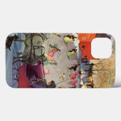 Oude Kerstmis, slee met Liefde en Romantiek Case-Mate iPhone Case (Achterkant (horizontaal))