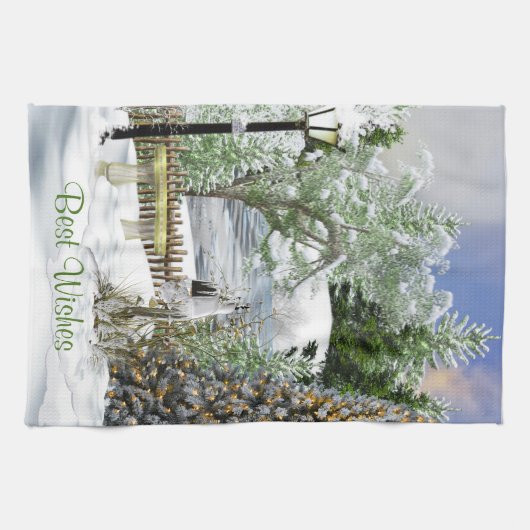  Oude Kerstmis Theedoek (Horizontaal)