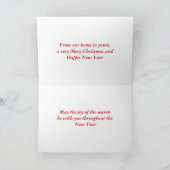 Oude Kerstmis van de Mode Feestdagen Kaart (Binnen)