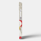 Oude Kerstmis Victoriaans Meisje met Pop in de Sne Case-Mate iPhone Case (Achterkant / Links)